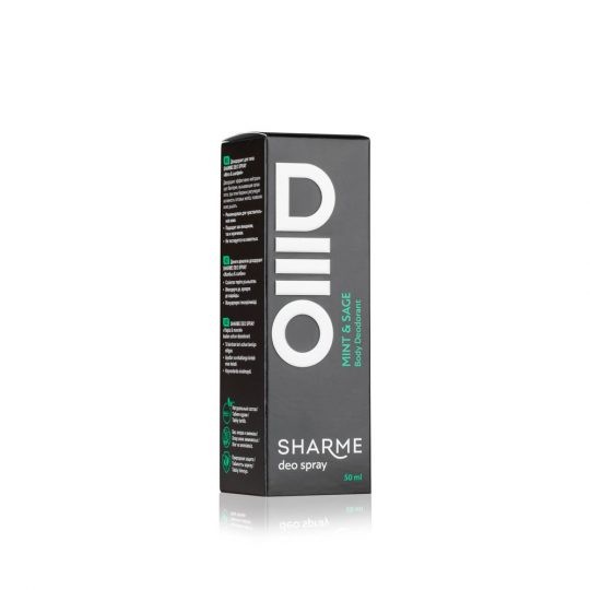 SHARME DEO SPRAY Body Deodorant Mint & Sage/ Дезодорант «Мята & шалфей» 3